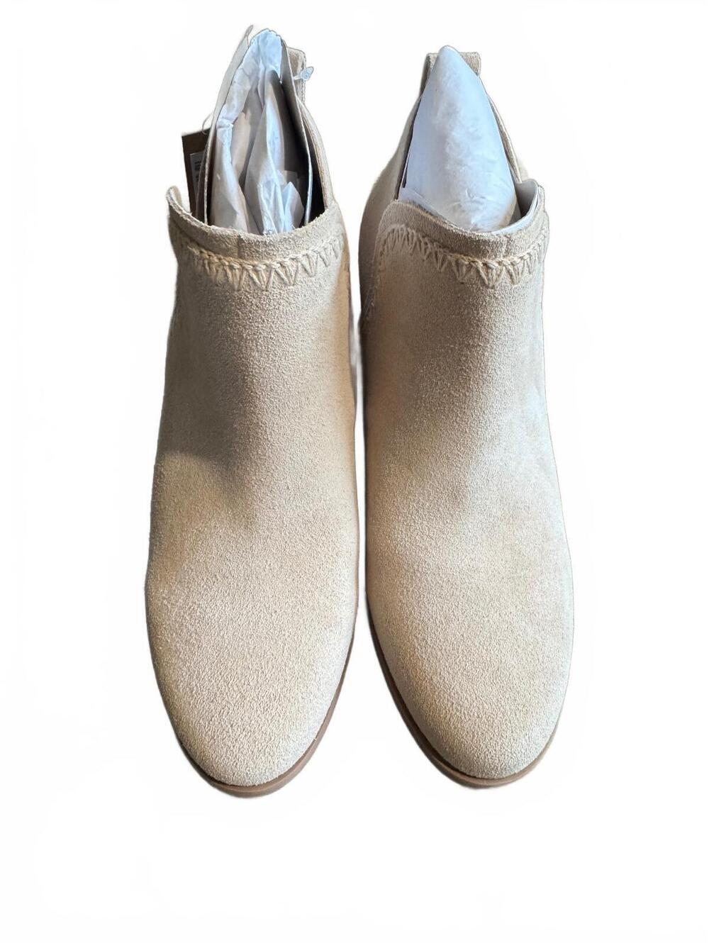 TOMS Kaia Wedge Bootie Suede ankle boots